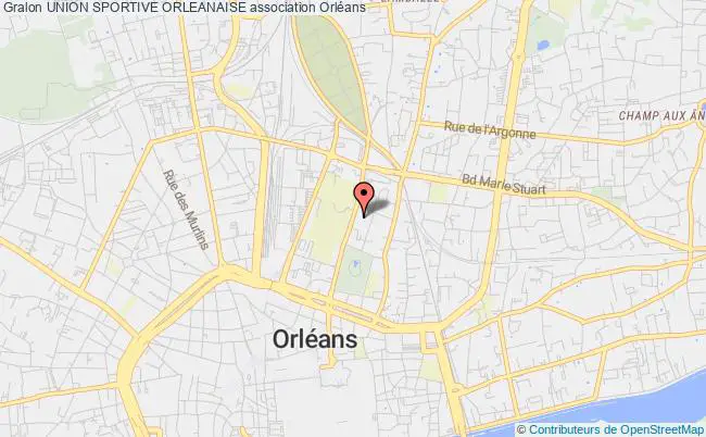 plan association Union Sportive Orleanaise Orléans