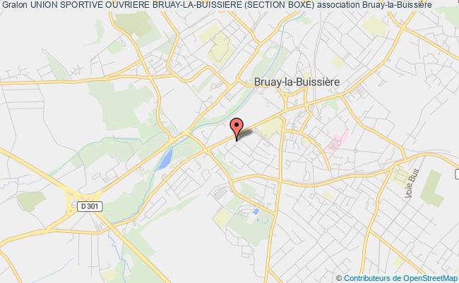 plan association Union Sportive Ouvriere Bruay-la-buissiere (section Boxe) Bruay-la-Buissière