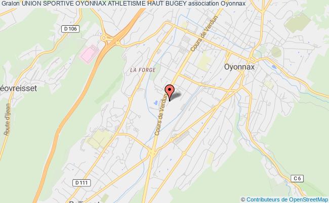 UNION SPORTIVE OYONNAX ATHLETISME HAUT BUGEY