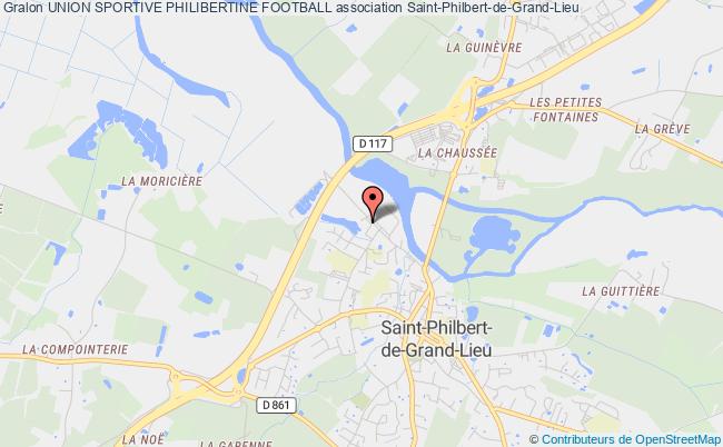 plan association Union Sportive Philibertine Football Saint-Philbert-de-Grand-Lieu