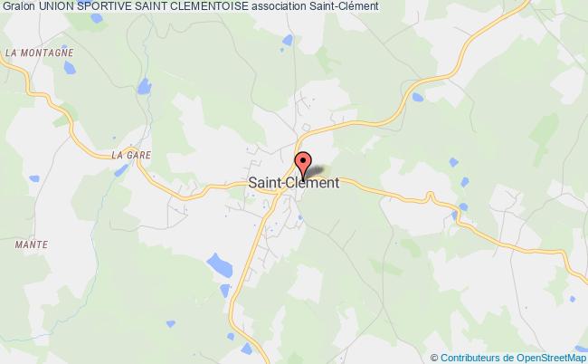plan association Union Sportive Saint Clementoise Saint-Clément