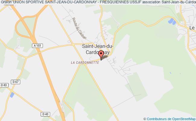 plan association Union Sportive Saint-jean-du-cardonnay - Fresquiennes Ussjf Saint-Jean-du-Cardonnay