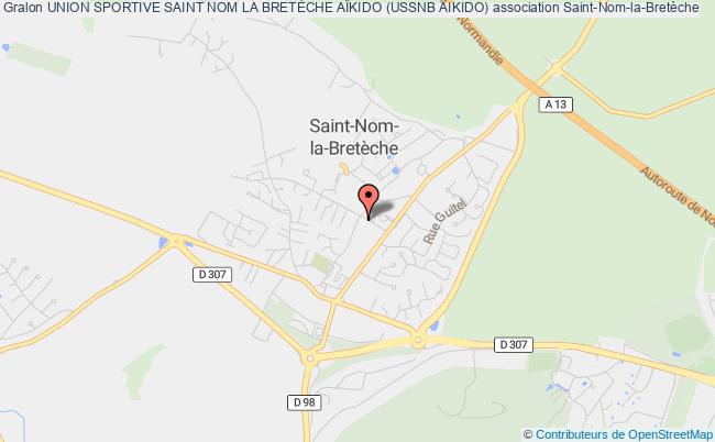 plan association Union Sportive Saint Nom La BretÈche AÏkido (ussnb Aikido) Saint-Nom-la-Bretèche