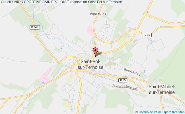 plan association Union Sportive Saint Poloise Saint-Pol-sur-Ternoise