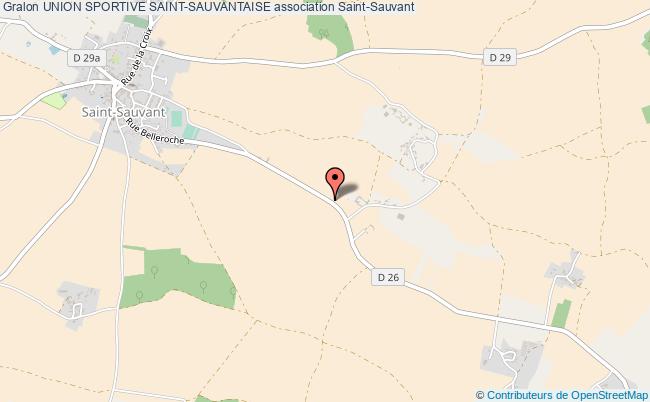 plan association Union Sportive Saint-sauvantaise Saint-Sauvant