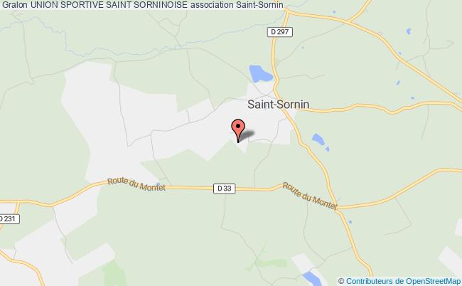 plan association Union Sportive Saint Sorninoise Saint-Sornin