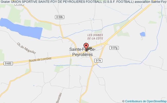 plan association Union Sportive Sainte-foy De Peyrolieres Football (u.s.s.f. Football) Sainte-Foy-de-Peyrolières