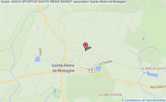 plan association Union Sportive Sainte-reine Basket Sainte-Reine-de-Bretagne