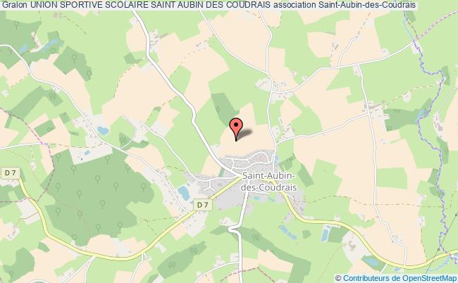 plan association Union Sportive Scolaire Saint Aubin Des Coudrais Saint-Aubin-des-Coudrais