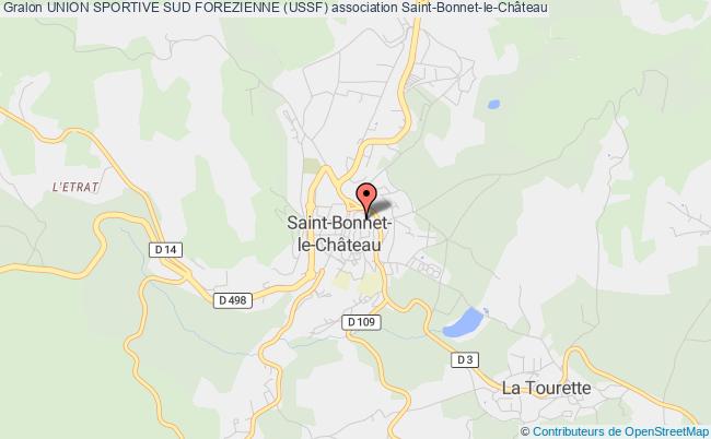 plan association Union Sportive Sud Forezienne (ussf) Saint-Bonnet-le-Château