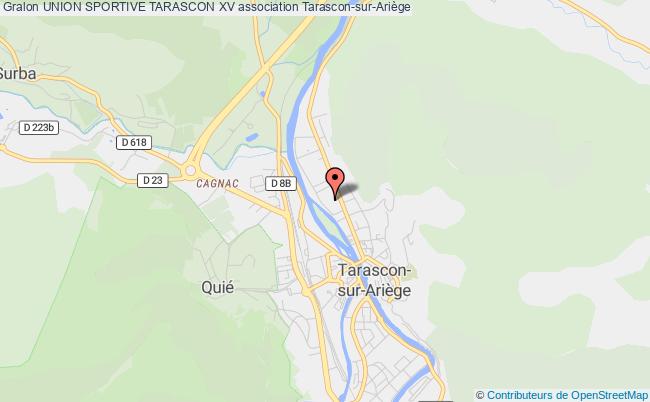 plan association Union Sportive Tarascon Xv Tarascon-sur-Ariège