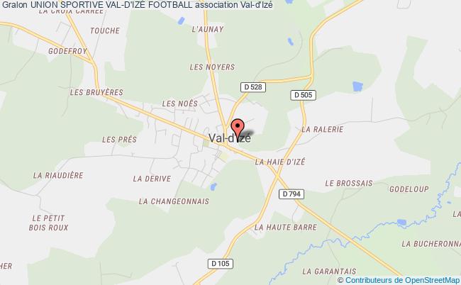 plan association Union Sportive Val-d'izÉ Football Val-d'Izé