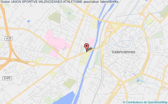 plan association Union Sportive Valenciennes Athletisme Valenciennes