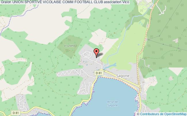 plan association Union Sportive Vicolaise Comm Football Club Vico