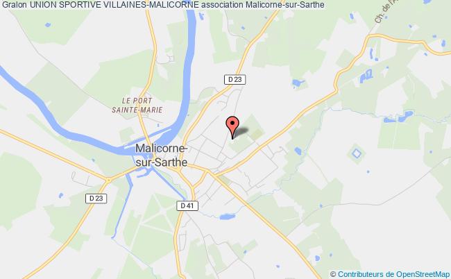 plan association Union Sportive Villaines-malicorne 