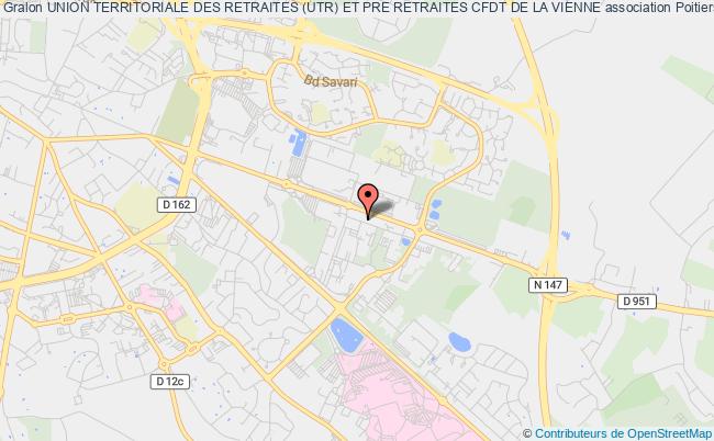 plan association Union Territoriale Des Retraites (utr) Et Pre Retraites Cfdt De La Vienne Poitiers