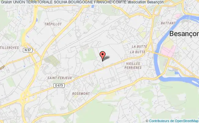 plan association Union Territoriale Soliha Bourgogne Franche-comte Saint-Apollinaire