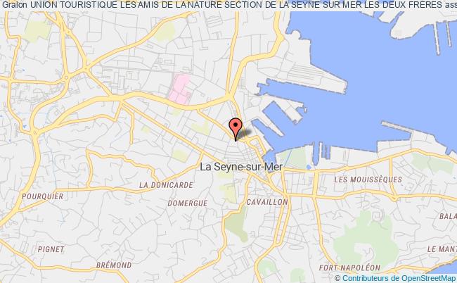 UNION TOURISTIQUE LES AMIS DE LA NATURE SECTION DE LA SEYNE SUR MER LES DEUX FRERES