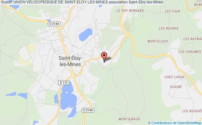 plan association Union Velocipedique De Saint Eloy Les Mines Saint-Éloy-les-Mines