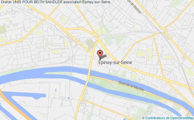 plan association Unis Pour Beith Sandler Épinay-sur-Seine