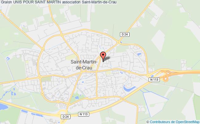 plan association Unis Pour Saint Martin Saint-Martin-de-Crau