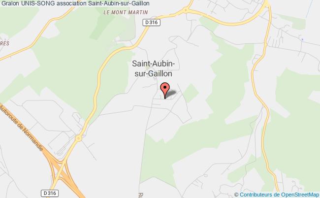 plan association Unis-song Saint-Aubin-sur-Gaillon