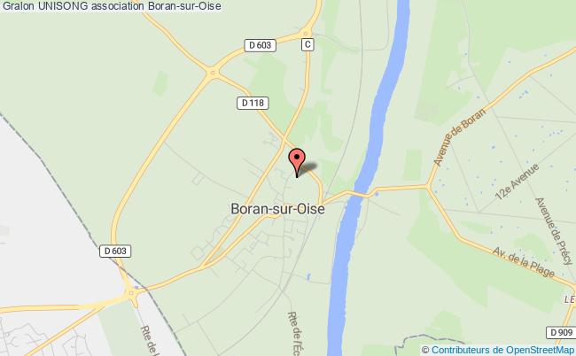 plan association Unisong Boran-sur-Oise