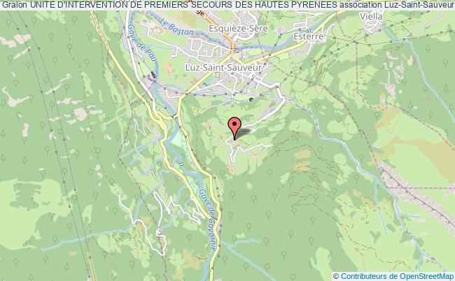 plan association Unite D'intervention De Premiers Secours Des Hautes Pyrenees Luz-Saint-Sauveur