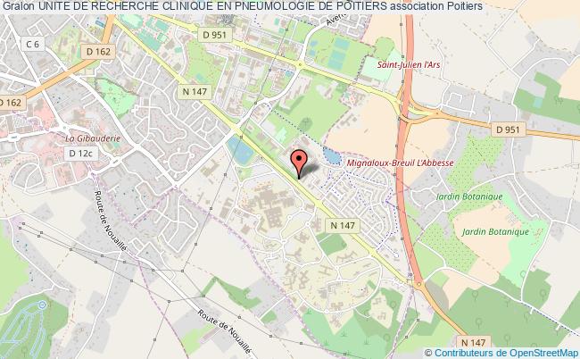plan association Unite De Recherche Clinique En Pneumologie De Poitiers Poitiers