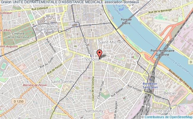 plan association Unite Departementale D'assistance Medicale Bordeaux