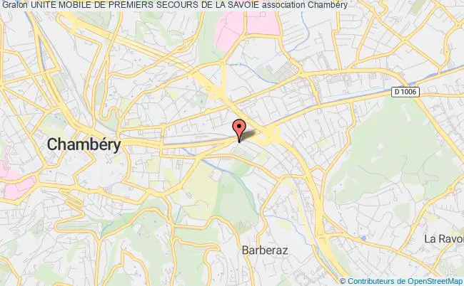 plan association Unite Mobile De Premiers Secours De La Savoie Chambéry