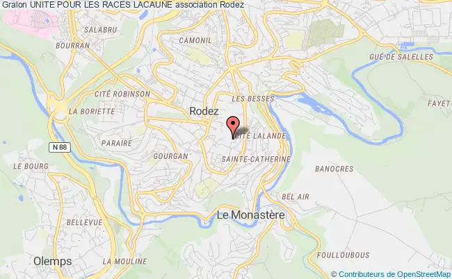 plan association Unite Pour Les Races Lacaune Rodez