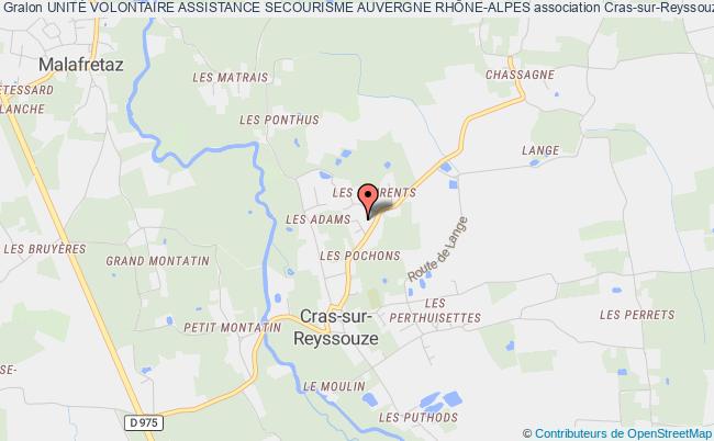 plan association UnitÉ Volontaire Assistance Secourisme Auvergne RhÔne-alpes Bresse Vallons