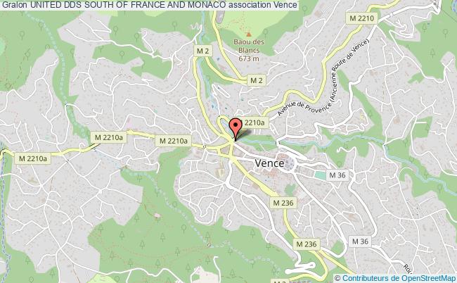 plan association United Dds South Of France And Monaco Vence