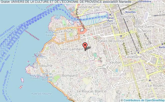 plan association Univers De La Culture Et De L'economie De Provence Marseille 7e