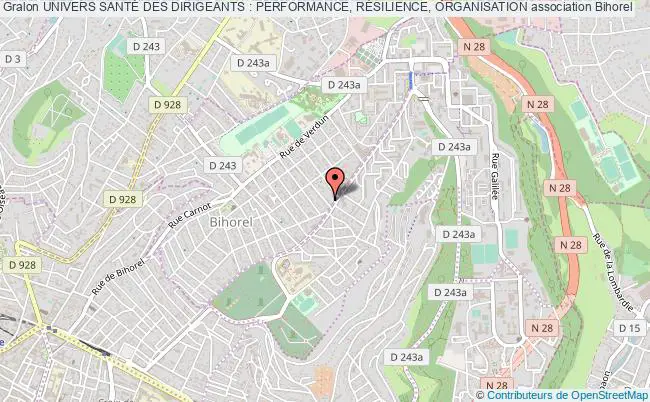 plan association Univers SantÉ Des Dirigeants : Performance, RÉsilience, Organisation Bihorel
