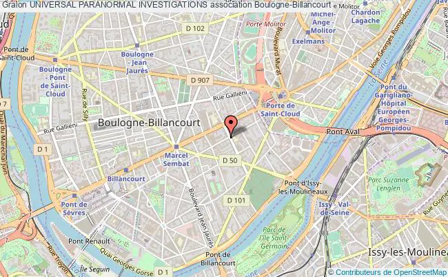 plan association Universal Paranormal Investigations Boulogne Billancourt