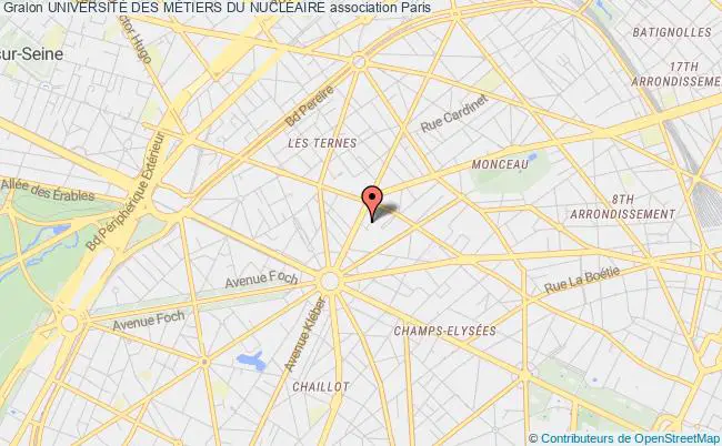 plan association UniversitÉ Des MÉtiers Du NuclÉaire Paris