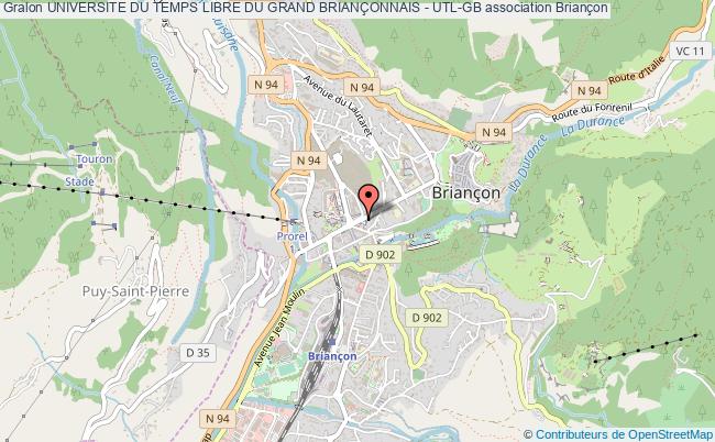 UNIVERSITE DU TEMPS LIBRE DU GRAND BRIANÇONNAIS - UTL-GB
