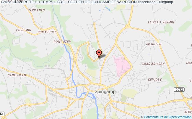 plan association Universite Du Temps Libre - Section De Guingamp Et Sa Region Guingamp