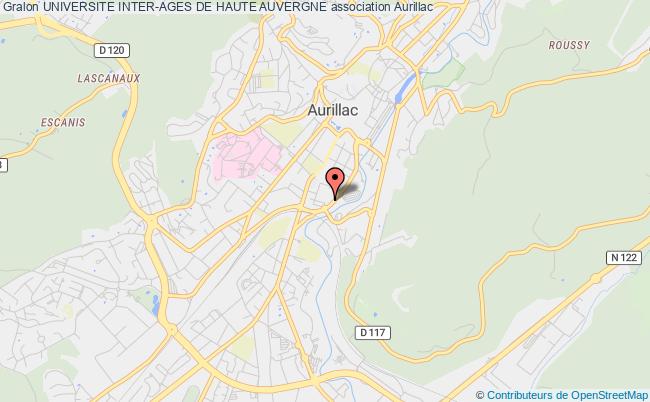 plan association Universite Inter-ages De Haute Auvergne Aurillac