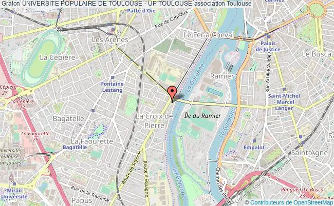 plan association Universite Populaire De Toulouse - Up Toulouse Toulouse