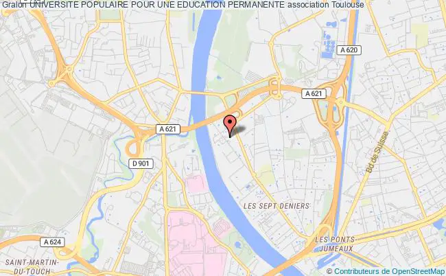 plan association Universite Populaire Pour Une Education Permanente Toulouse