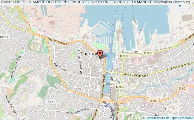 plan association Unpi 50 Chambre Des Proprietaires Et Coproprietaires De La Manche Cherbourg-Octeville