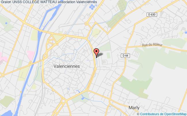 plan association Unss College Watteau Valenciennes