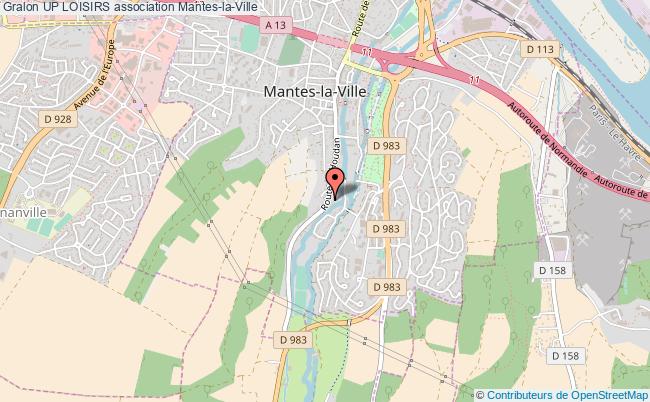 plan association Up Loisirs Mantes-la-Ville