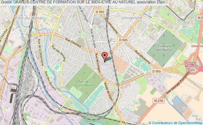 plan association Uranus-centre De Formation Sur Le Bien-etre Au Naturel Dijon
