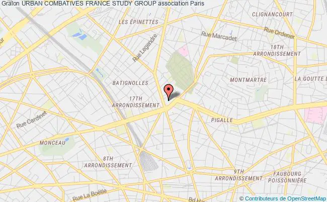 plan association Urban Combatives France Study Group Paris