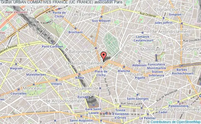 plan association Urban Combatives France (uc France) Paris