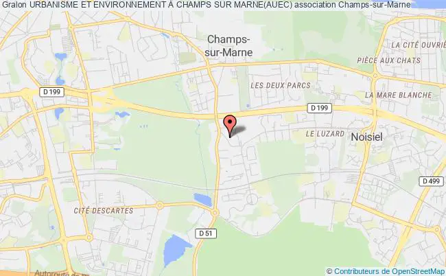 plan association Urbanisme Et Environnement À Champs Sur Marne(auec) Champs-sur-Marne